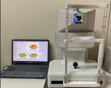多局所網膜電図刺激装置LE-4100（TOMEY）