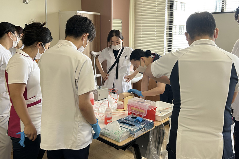 〈動脈血液ガス分析 実技練習〉